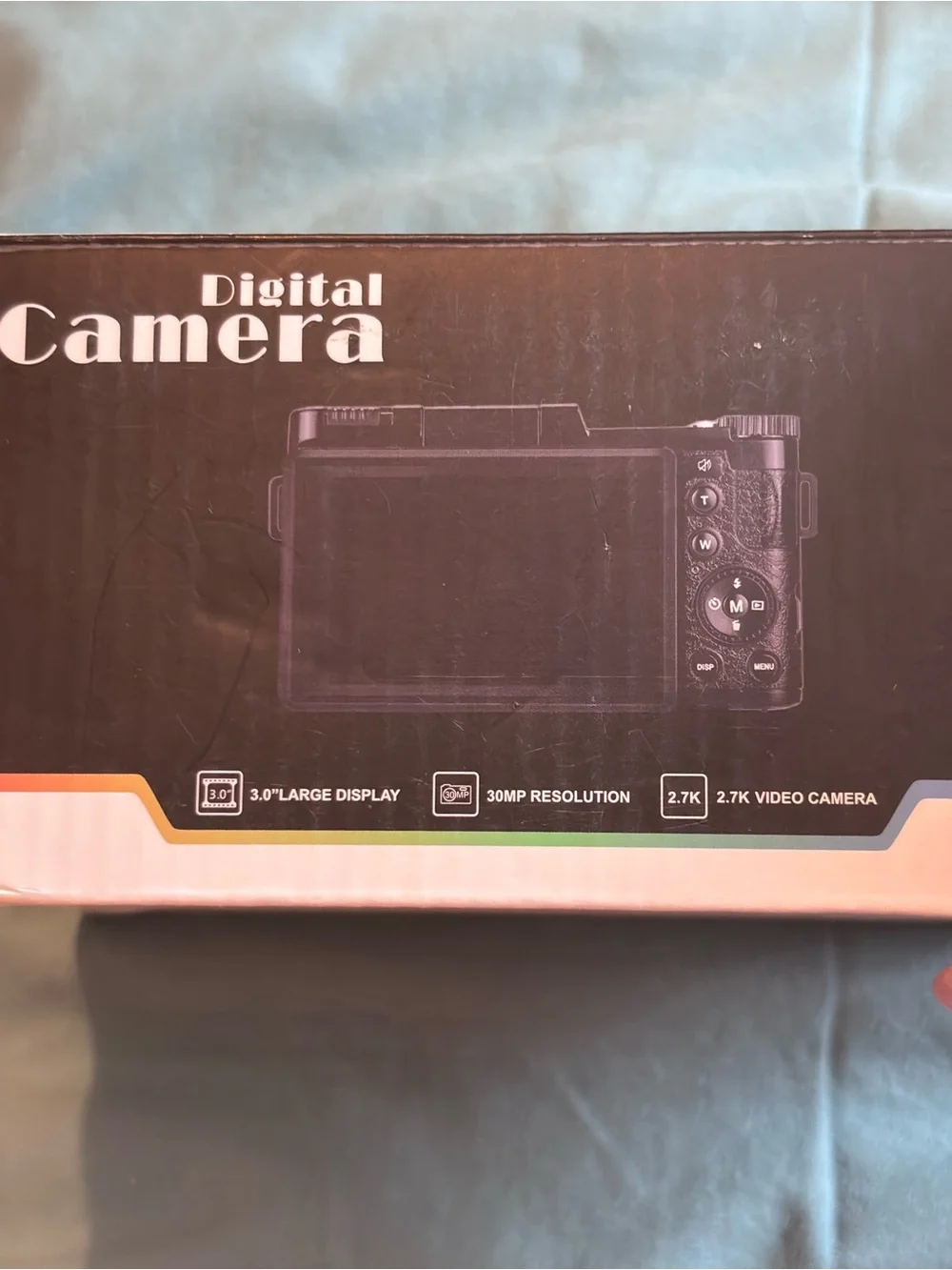 Digital Camera 2.7k Digital Zoom Lens 4x|2 Lithium Batteries|No SD Card|Works!